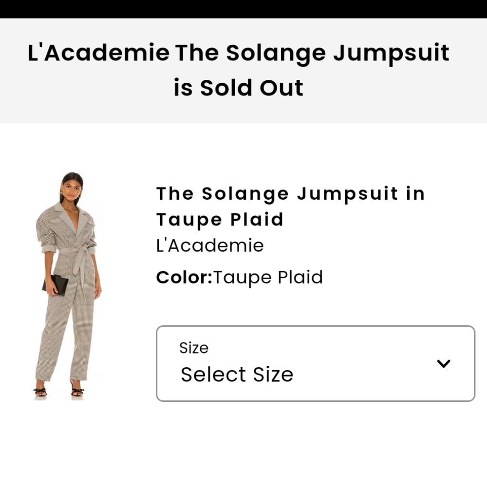 L academie Solange jumpsuit